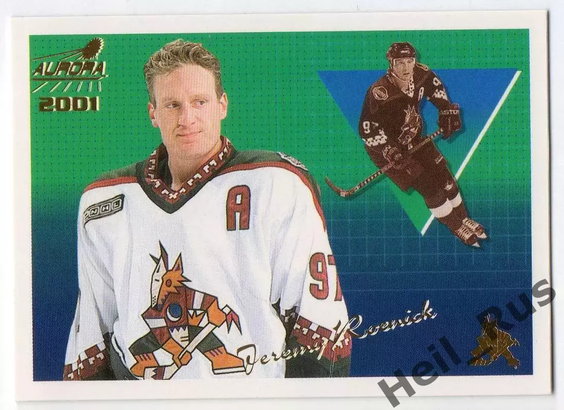 Карточка Jeremy Roenick/Джереми Реник (Phoenix Coyotes/Финикс Койотис) НХЛ/NHL
