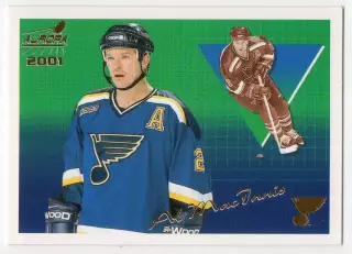 Хоккей; Карточка Al MacInnis/Эл Макиннис St. Louis Blues/Сент-Луис Блюз НХЛ/NHL