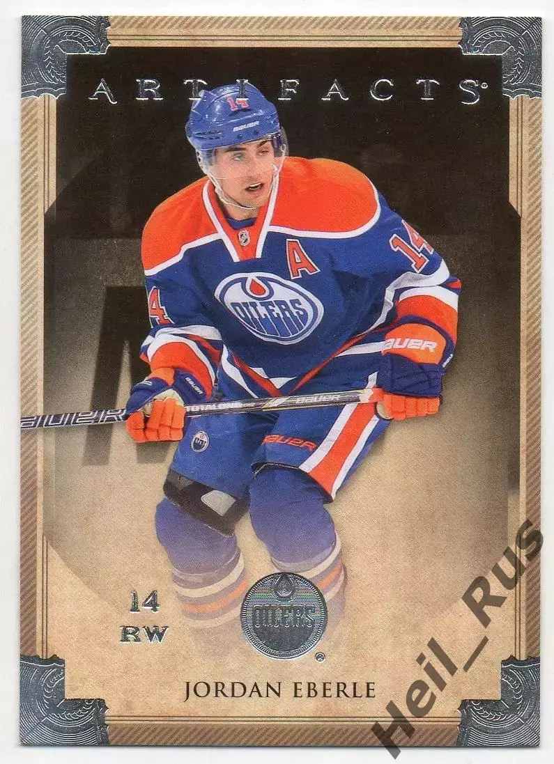 Карточка Jordan Eberle/Джордан Эберле (Edmonton Oilers/Эдмонтон Ойлерз) НХЛ/NHL