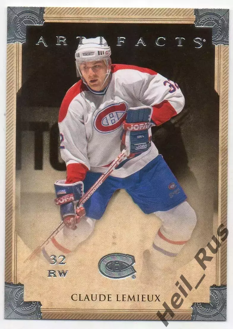 Карточка Claude Lemieux/Клод Лемье Montreal Canadiens/Монреаль Канадиенс НХЛ/NHL
