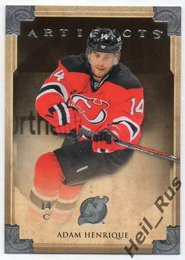 Карточка Adam Henrique/Адам Хенрик (New Jersey Devils/Нью-Джерси Девилз) NHL/НХЛ