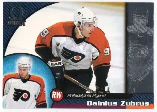 Карточка Дайнюс Зубрус (Philadelphia Flyers/Филадельфия Флайерз, Лада) НХЛ/NHL