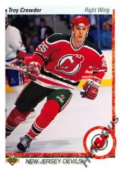 Карточка Troy Crowder/Трой Краудер (New Jersey Devils/Нью-Джерси Девилз) НХЛ/NHL