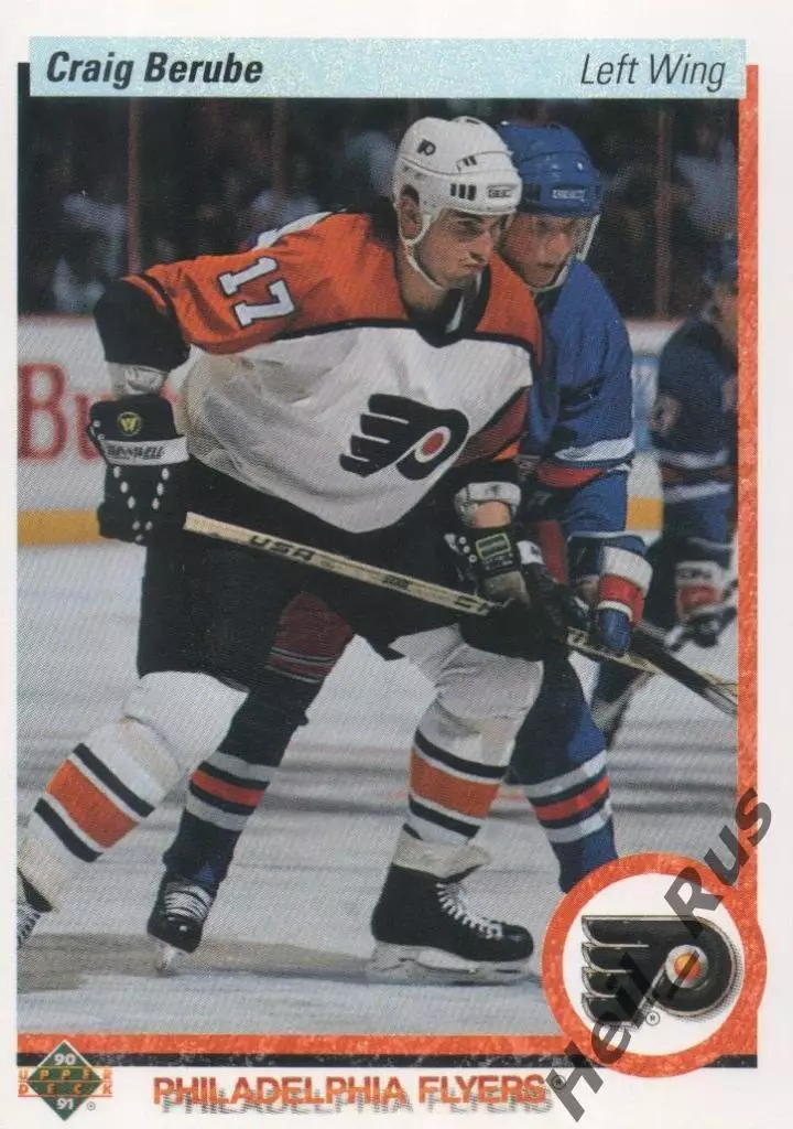 Карточка C. Berube/Крейг Беруби Philadelphia Flyers/Филадельфия Флайерз НХЛ/NHL