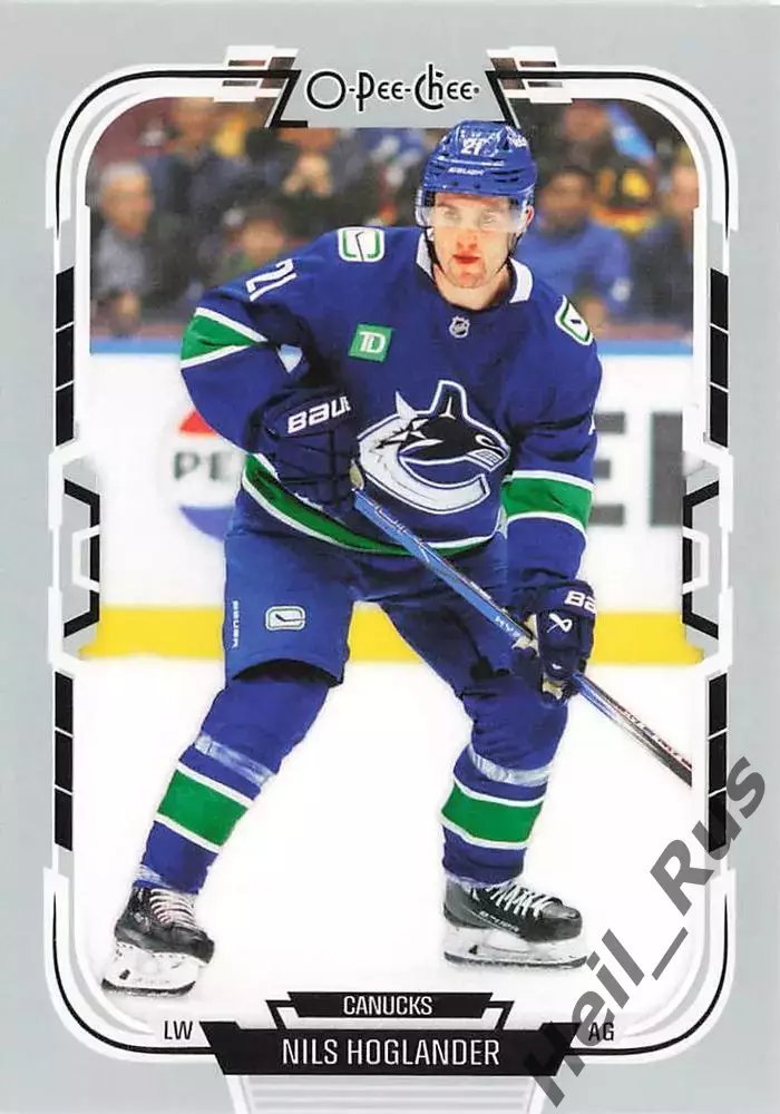 Карточка Hoglander/Нильс Хегландер (Vancouver Canucks/Ванкувер Кэнакс) НХЛ/NHL