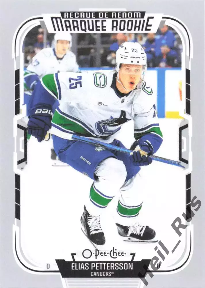 Карточка Pettersson/Элиас Петтерссон (Vancouver Canucks/Ванкувер Кэнакс) НХЛ/NHL