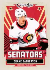 Карточка Drake Batherson/Дрейк Батерсон Ottawa Senators/Оттава Сенаторз; NHL/НХЛ