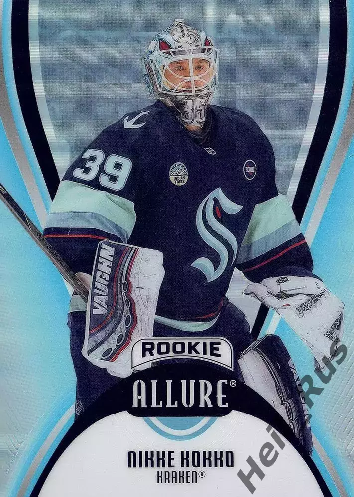 Хоккей. Карточка Nikke Kokko/Никке Кокко (Seattle Kraken/Сиэтл Кракен) NHL/НХЛ