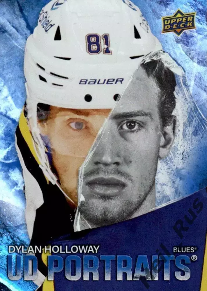 Карточка Dylan Holloway/Дилан Холлоуэй (St. Louis Blues/Сент-Луис Блюз) NHL/НХЛ