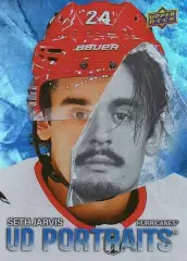 Карточка Seth Jarvis/Сет Джарвис Carolina Hurricanes/Каролина Харрикейнз НХЛ NHL