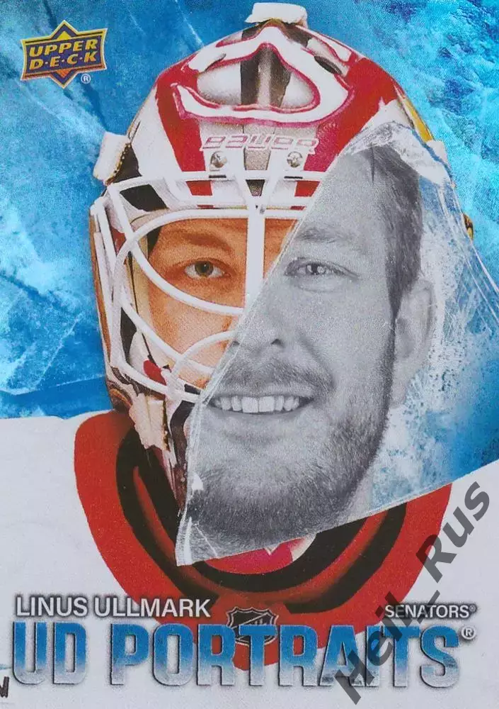 Карточка Linus Ullmark/Линус Улльмарк (Ottawa Senators/Оттава Сенаторз) NHL/НХЛ