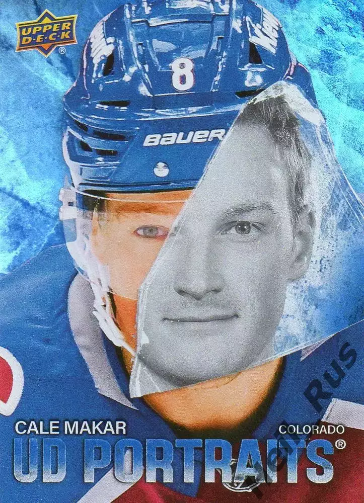 Карточка Cale Makar / Кейл Макар (Colorado Avalanche/Колорадо Эвеланш) НХЛ / NHL