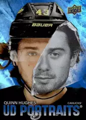 Карточка Quinn Hughes/Куинн Хьюз (Vancouver Canucks/Ванкувер Кэнакс) НХЛ / NHL