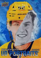 Карточка Matthew Wood/Мэттью Вуд (Nashville Predators/Нэшвилл Предаторз) НХЛ/NHL