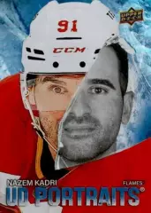 Хоккей; Карточка Nazem Kadri/Назем Кадри (Calgary Flames/Калгари Флэймз) НХЛ/NHL