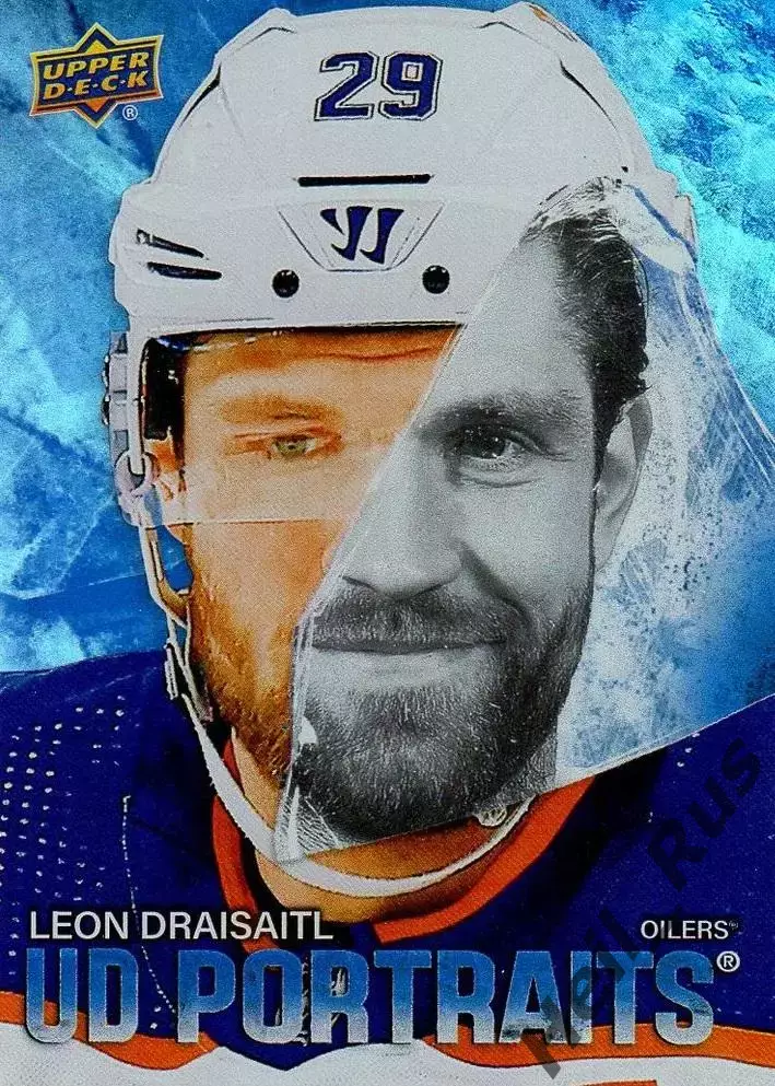 Карточка Leon Draisaitl/Леон Драйзайтль Edmonton Oilers/Эдмонтон Ойлерз; НХЛ NHL