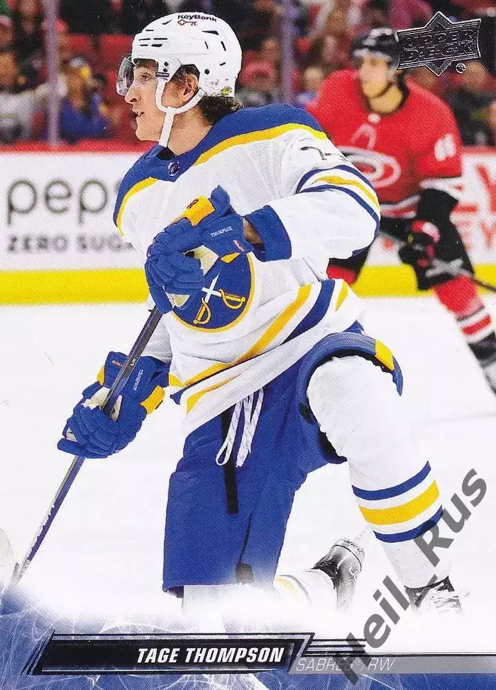 Карточка Tage Thompson / Тейдж Томпсон (Buffalo Sabres/Баффало Сейбрз) НХЛ / NHL