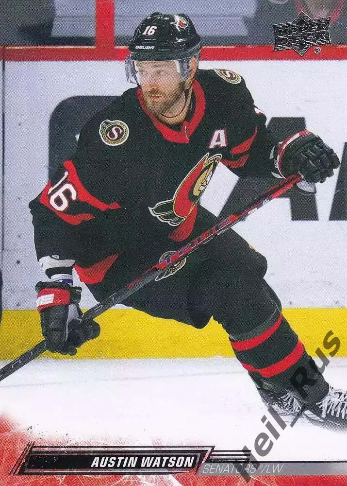 Карточка Austin Watson/Остин Уотсон (Ottawa Senators/Оттава Сенаторз) НХЛ/NHL