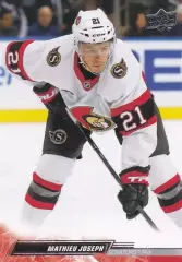 Карточка Mathieu Joseph/Матье Жозеф (Ottawa Senators/Оттава Сенаторз) НХЛ/NHL