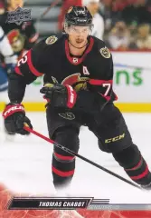 Хоккей; Карточка Thomas Chabot/Тома Шабо Ottawa Senators/Оттава Сенаторз NHL/НХЛ