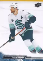 Хоккей; Карточка Adam Larsson/Адам Ларссон (Seattle Kraken/Сиэтл Кракен) НХЛ/NHL