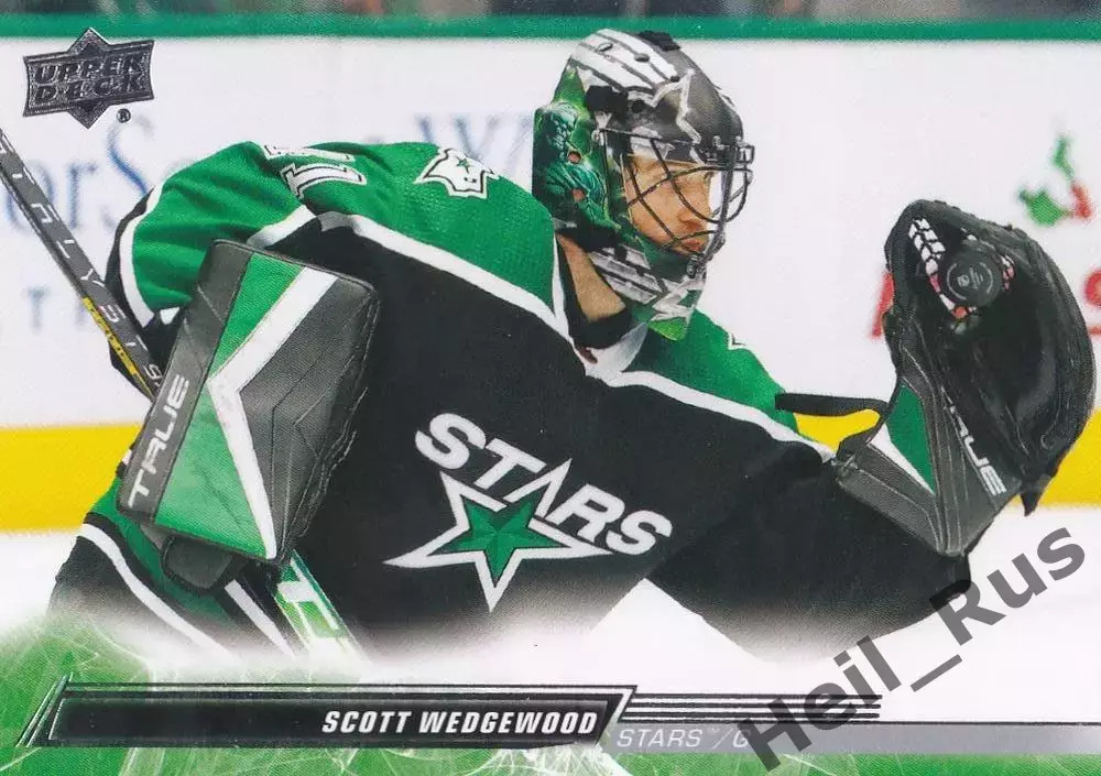 Хоккей. Карточка Scott Wedgewood/Скотт Уэджвуд Dallas Stars/Даллас Старз НХЛ/NHL