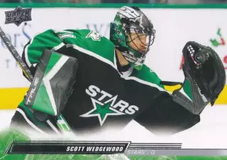Хоккей. Карточка Scott Wedgewood/Скотт Уэджвуд Dallas Stars/Даллас Старз НХЛ/NHL