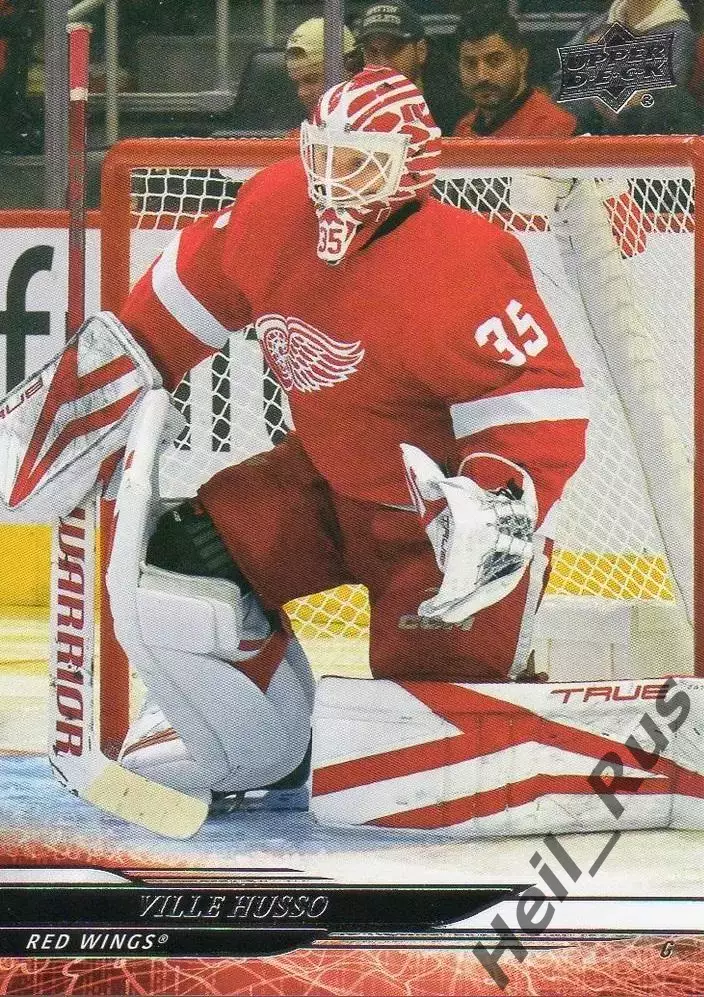 Карточка Ville Husso/Вилле Хуссо (Detroit Red Wings/Детройт Ред Уингз) НХЛ/NHL