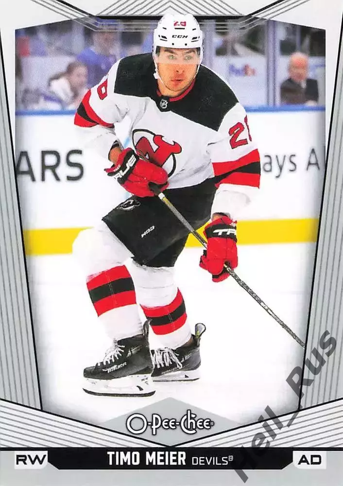 Карточка Timo Meier / Тимо Майер (New Jersey Devils/Нью-Джерси Девилз) НХЛ/NHL