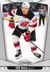 Карточка Erik Haula/Эрик Хаула (New Jersey Devils/Нью-Джерси Девилз) НХЛ/NHL