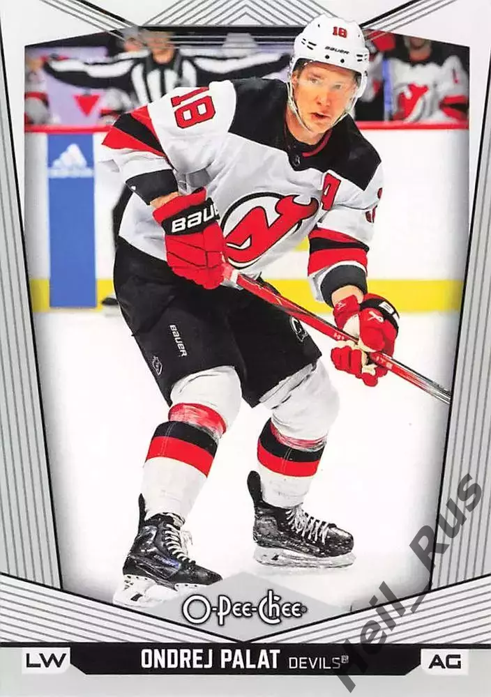 Карточка Ondrej Palat/Ондржей Палат New Jersey Devils/Нью-Джерси Девилз, НХЛ/NHL