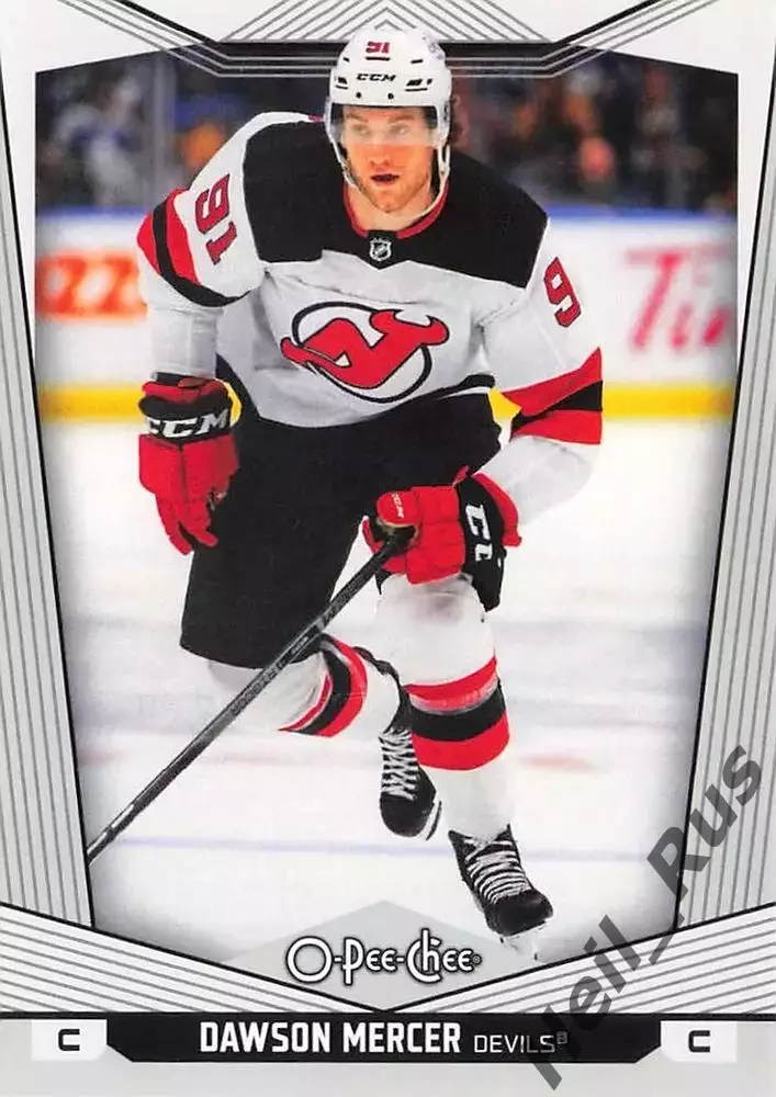 Карточка Dawson Mercer/Доусон Мерсер New Jersey Devils/Нью-Джерси Девилз НХЛ NHL