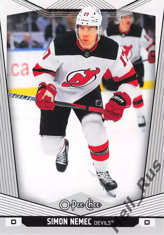 Карточка Simon Nemec / Шимон Немец (New Jersey Devils/Нью-Джерси Девилз) НХЛ/NHL