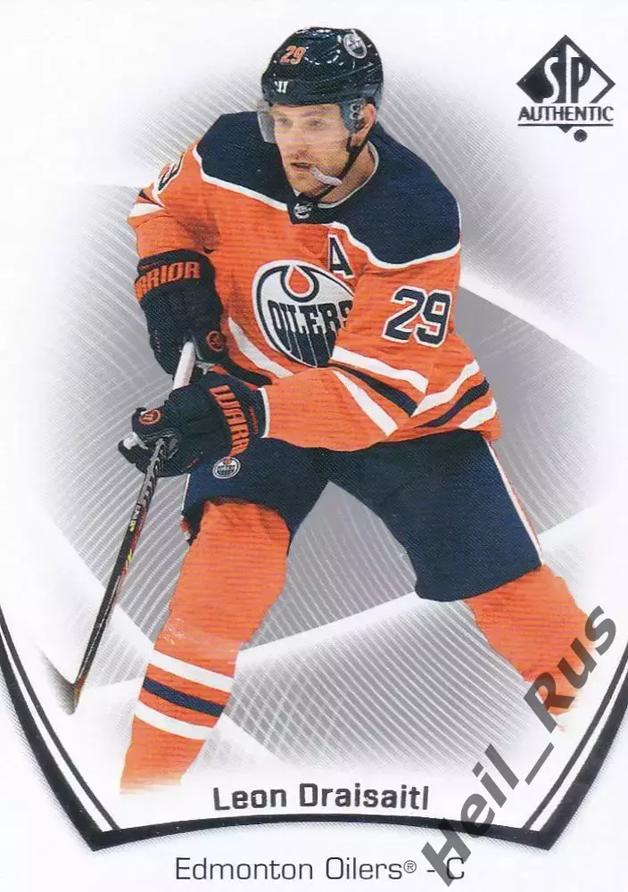 Карточка Leon Draisaitl/Леон Драйзайтль Edmonton Oilers/Эдмонтон Ойлерз НХЛ NHL