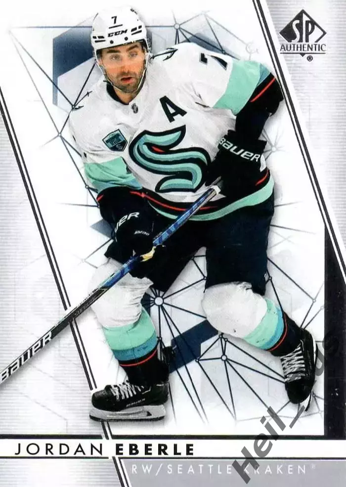 Хоккей Карточка Jordan Eberle/Джордан Эберле Seattle Kraken/Сиэтл Кракен НХЛ NHL