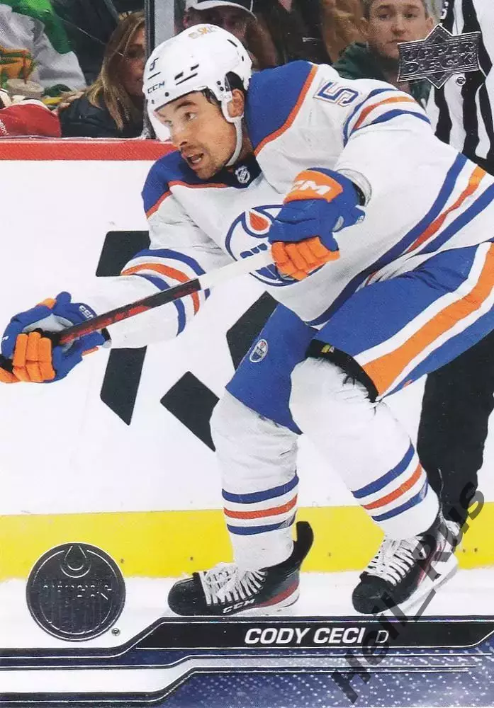Хоккей. Карточка Cody Ceci / Коди Сиси (Edmonton Oilers/Эдмонтон Ойлерз) НХЛ/NHL