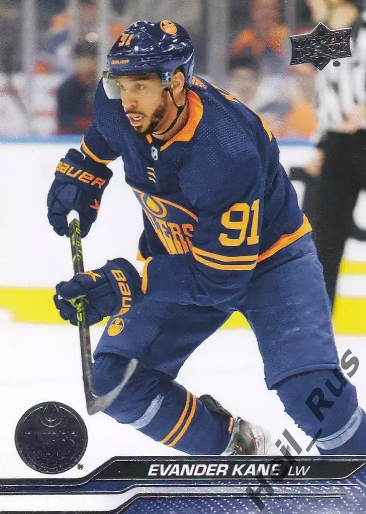 Карточка Эвандер Кейн Edmonton Oilers/Эдмонтон Ойлерз, Динамо Минск НХЛ/NHL/КХЛ