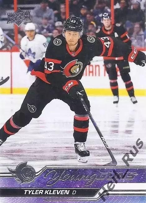 Карточка Tyler Kleven/Тайлер Клевен (Ottawa Senators/Оттава Сенаторз) НХЛ/NHL