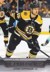 Карточка Joona Koppanen/Йоона Коппанен (Boston Bruins/Бостон Брюинз) НХЛ/NHL