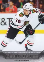 Карточка Cole Guttman/Коул Гуттман (Chicago Blackhawks/Чикаго Блэкхокс) NHL/НХЛ