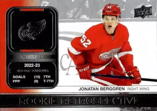 Карточка Jonatan Berggren/Юнатан Берггрен (Detroit Red Wings / Детройт) НХЛ/NHL