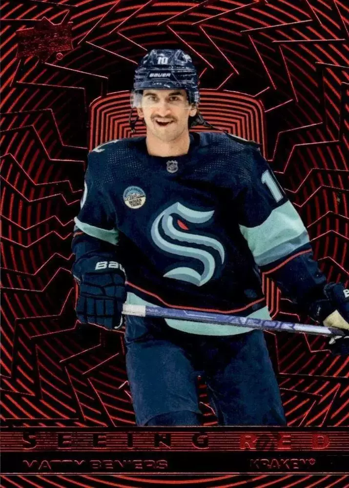 Хоккей Карточка Matty Beniers/Мэтти Бенирс (Seattle Kraken/Сиэтл Кракен) NHL/НХЛ