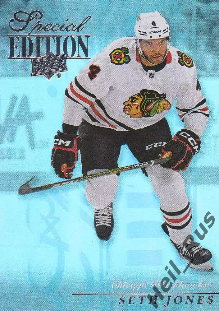 Хоккей Карточка Seth Jones/Сет Джонс Chicago Blackhawks/Чикаго Блэкхокс NHL/НХЛ