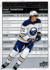 Карточка Tage Thompson / Тейдж Томпсон (Buffalo Sabres/Баффало Сейбрз) НХЛ / NHL