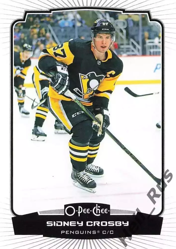 Карточка S. Crosby/Сидни Кросби (Pittsburgh Penguins/Питтсбург Пингвинз) NHL/НХЛ