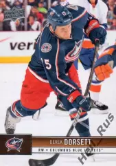 Хоккей. Карточка Derek Dorsett / Дерек Дорсетт (Columbus Blue Jackets) НХЛ/NHL