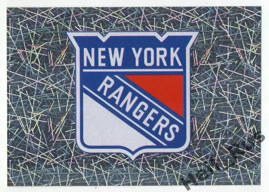 Хоккей. Наклейка Логотип/Эмблема New York Rangers/Нью Йорк Рейнджерс НХЛ/NHL