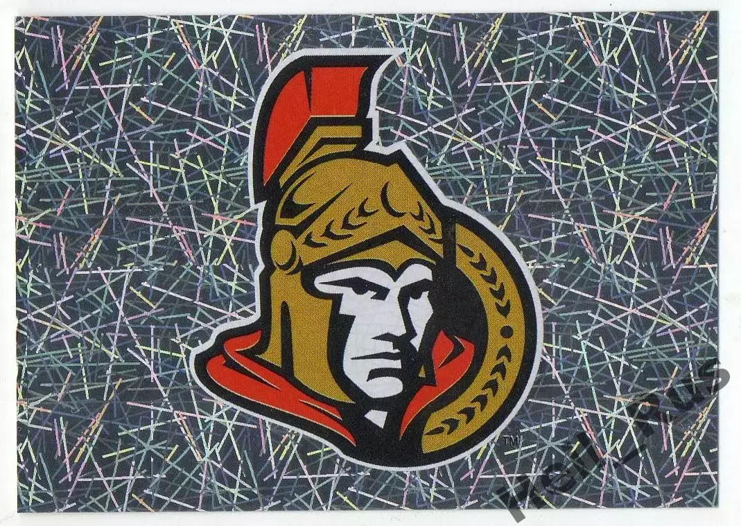 Хоккей. Наклейка/стикер Логотип/Эмблема Ottawa Senators/Оттава Сенаторз НХЛ/NHL