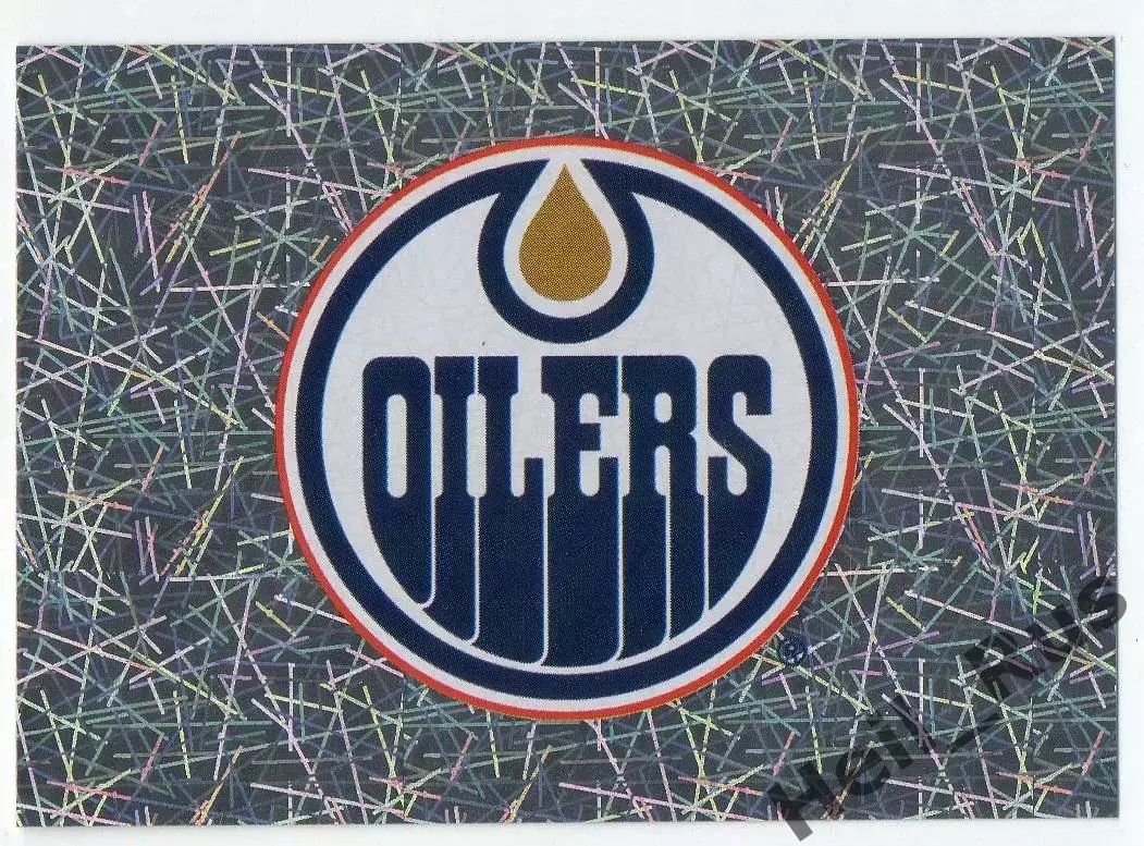 Хоккей. Наклейка/стикер Логотип/Эмблема Edmonton Oilers/Эдмонтон Ойлерз НХЛ/NHL