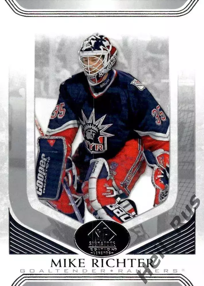 Карточка Mike Richter/Майк Рихтер (New York Rangers/Нью-Йорк Рейнджерс) NHL НХЛ